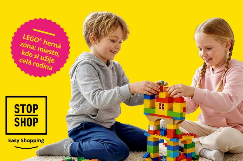 Lego herná zóna v Stop Shope Lego herná zóna v Stop Shope