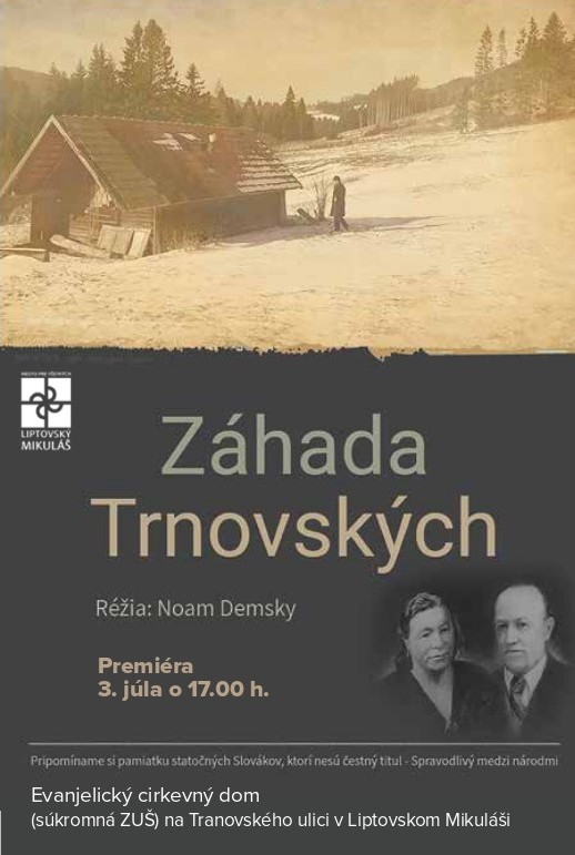 Premiéra filmu Záhada Trnovských 